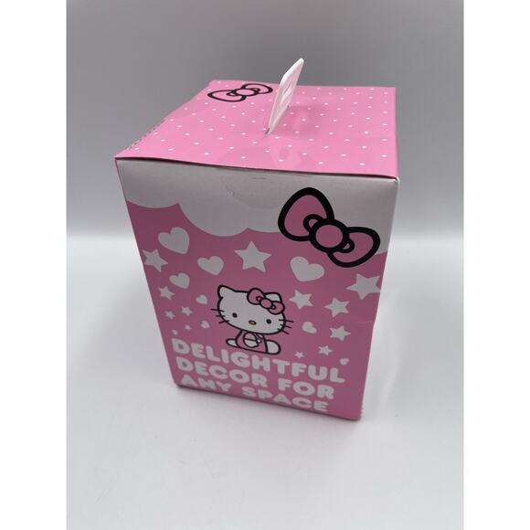 Hello Kitty Pink Ambient Projection Light Alarm Clock NEW In Box - Picture 2 of 8